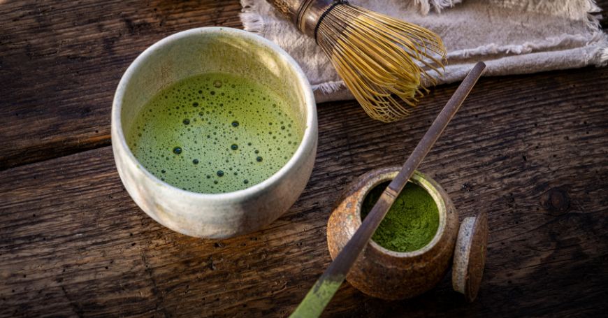 Set zur Zubereitung von Matcha-Tee